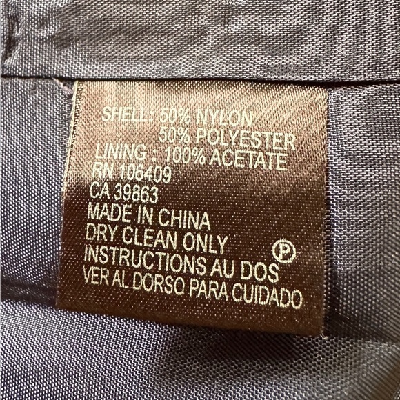 TAHARI ARTHUR S LEVINE, NAVY BLUE SHEATH COCKTAIL DRESS. SIZE 4P - Picture 7 of 7